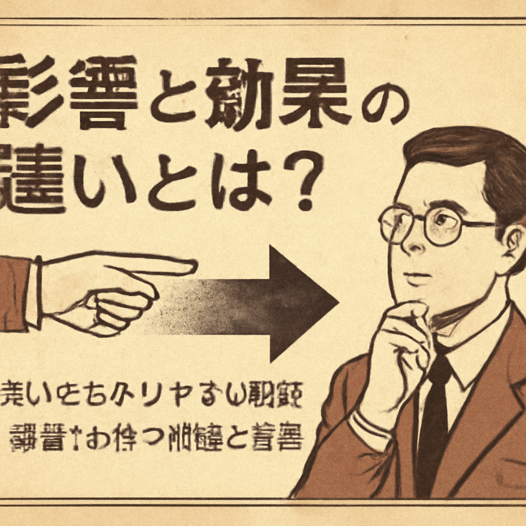 「影響」が持つ特徴と性質