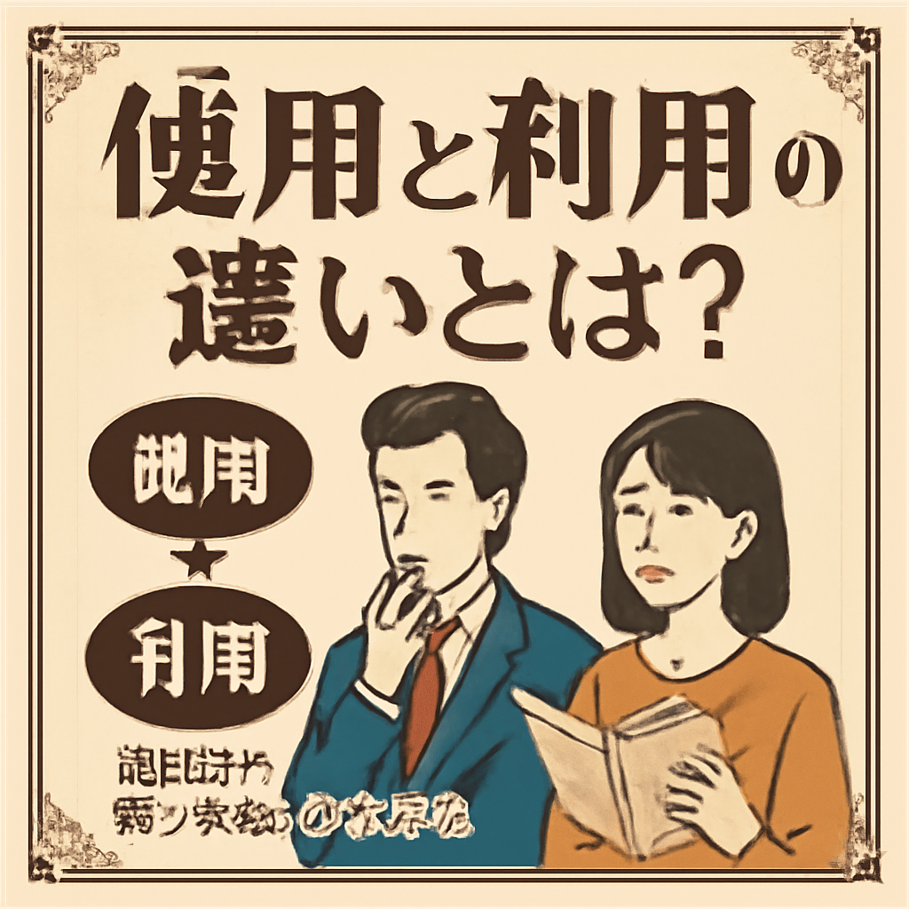 実践的な使い分けのポイント