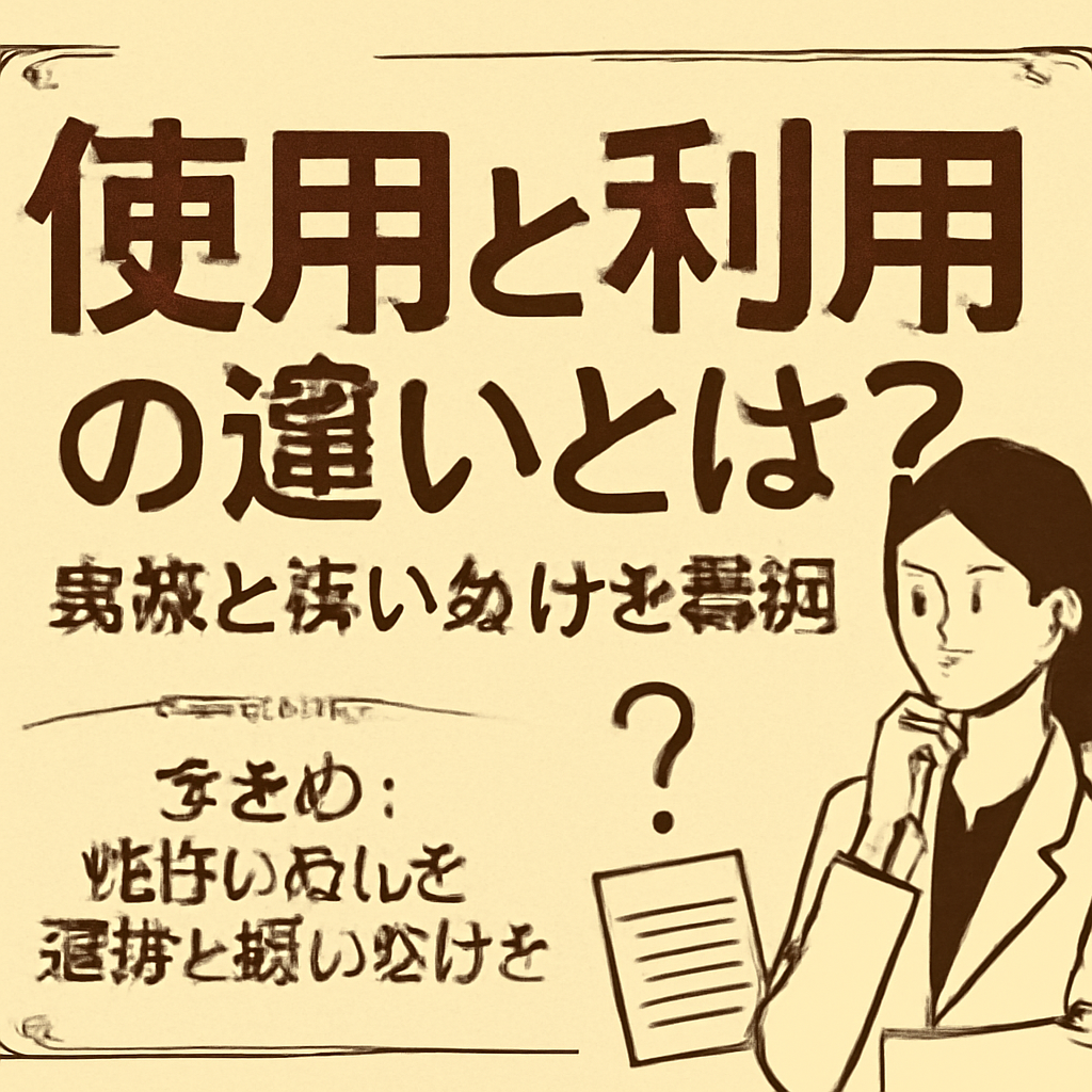 まとめ：状況に応じた適切な使い分けを