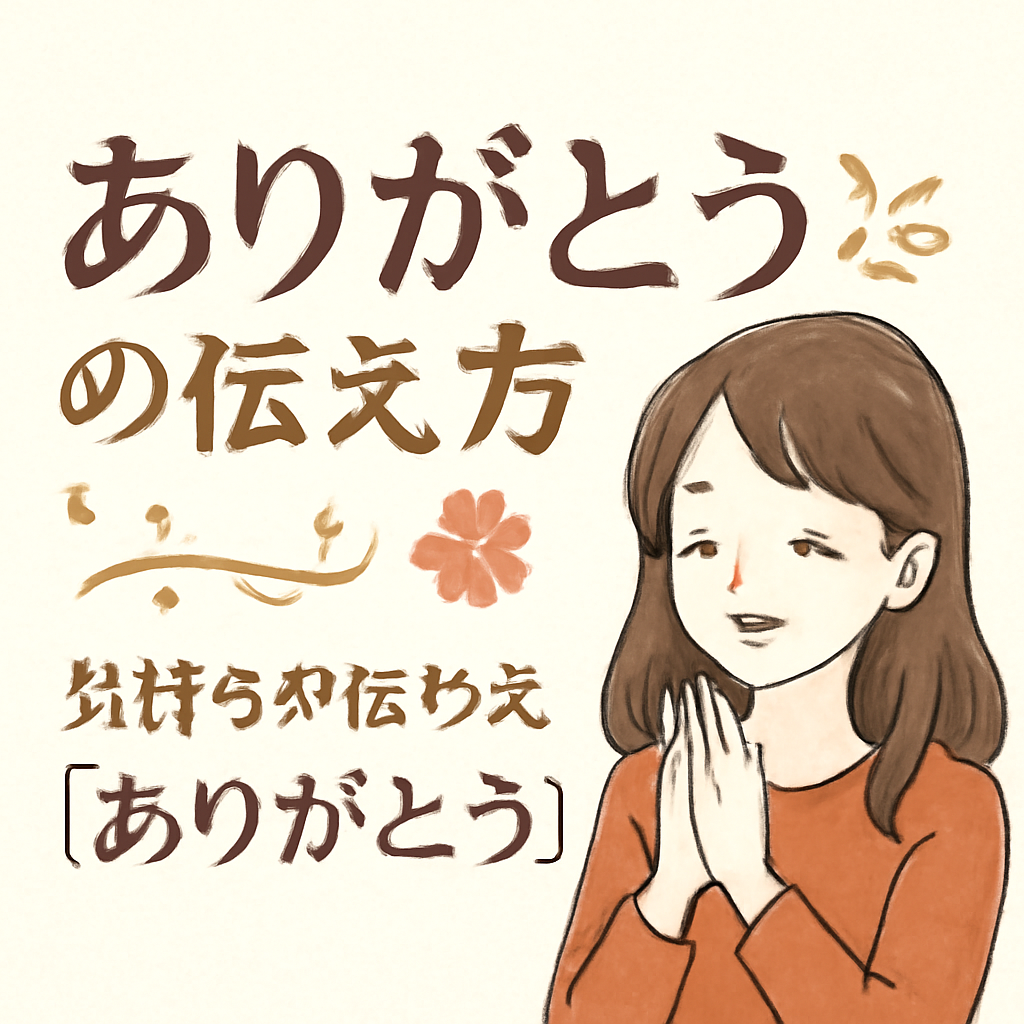 気持ちが伝わる「ありがとう」の伝え方