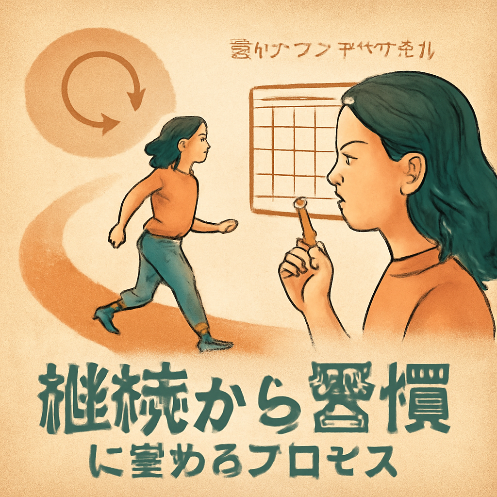 継続から習慣に変わるプロセス