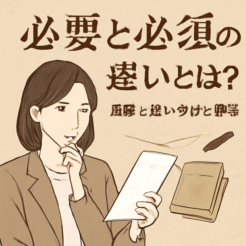 具体的な使い分けのシーン