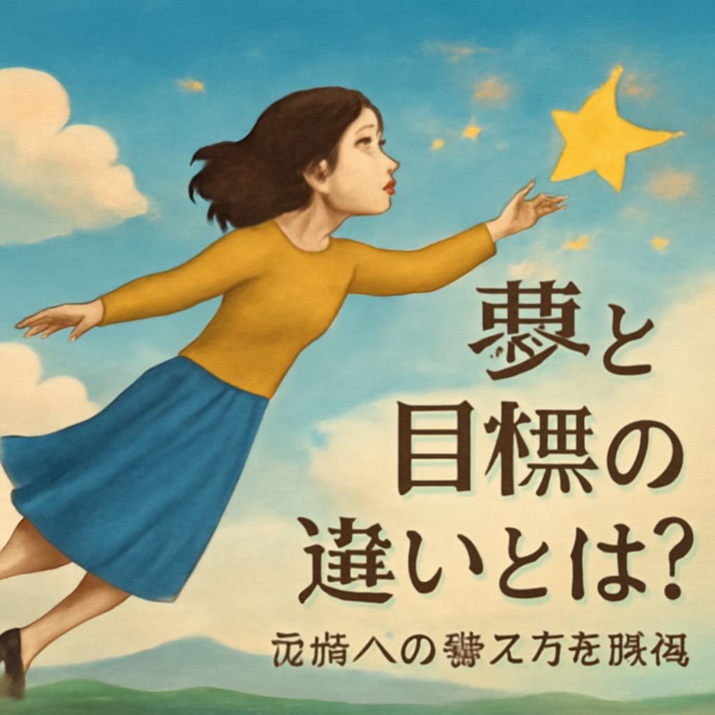 夢を目標に変えて、理想を現実にする方法