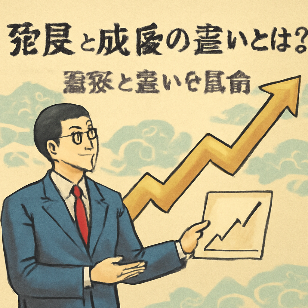 なぜ発展と成長は違う意味を持つのか