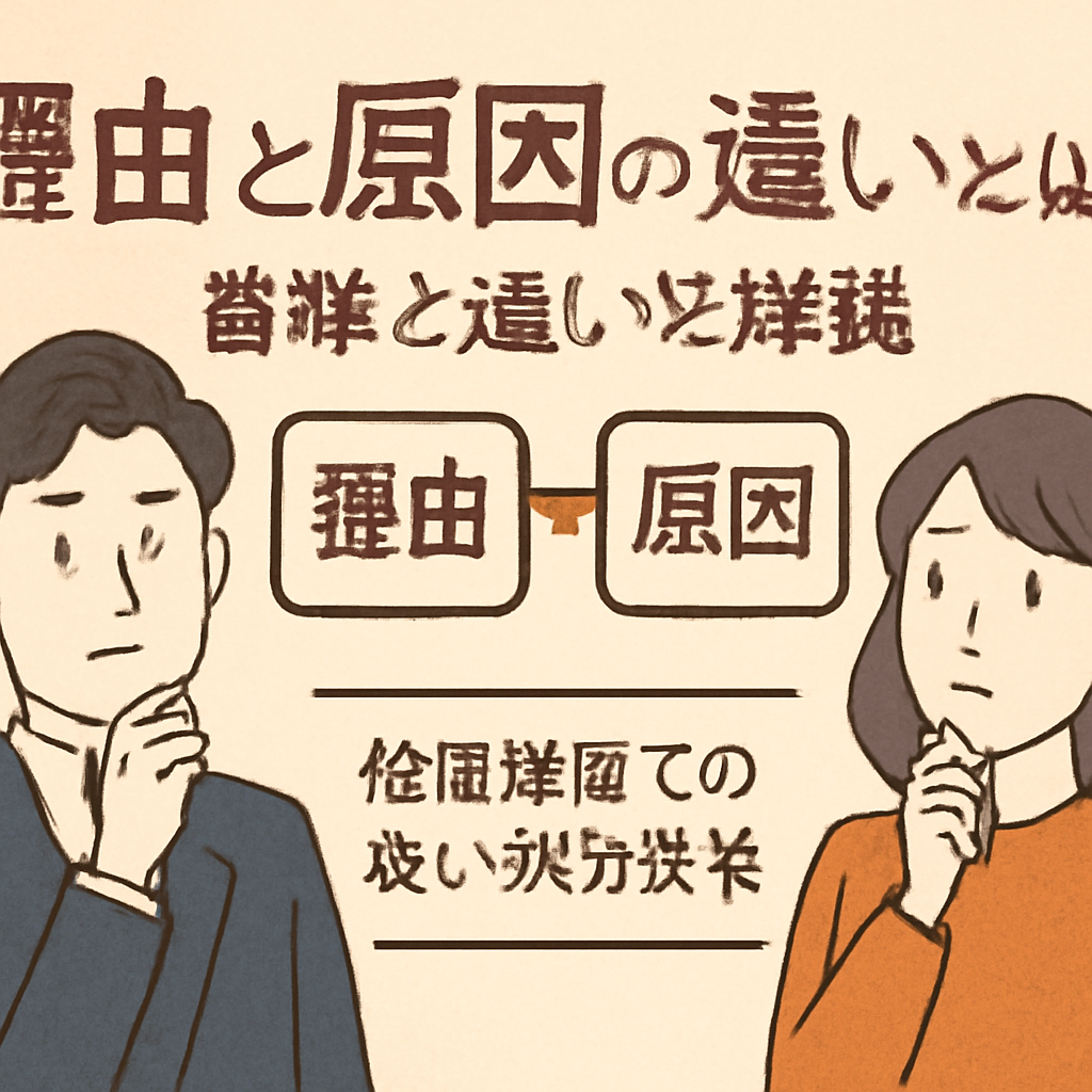 使用場面での使い分けがカギ