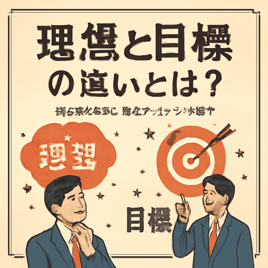 なぜ理想と目標を区別する必要があるのか
