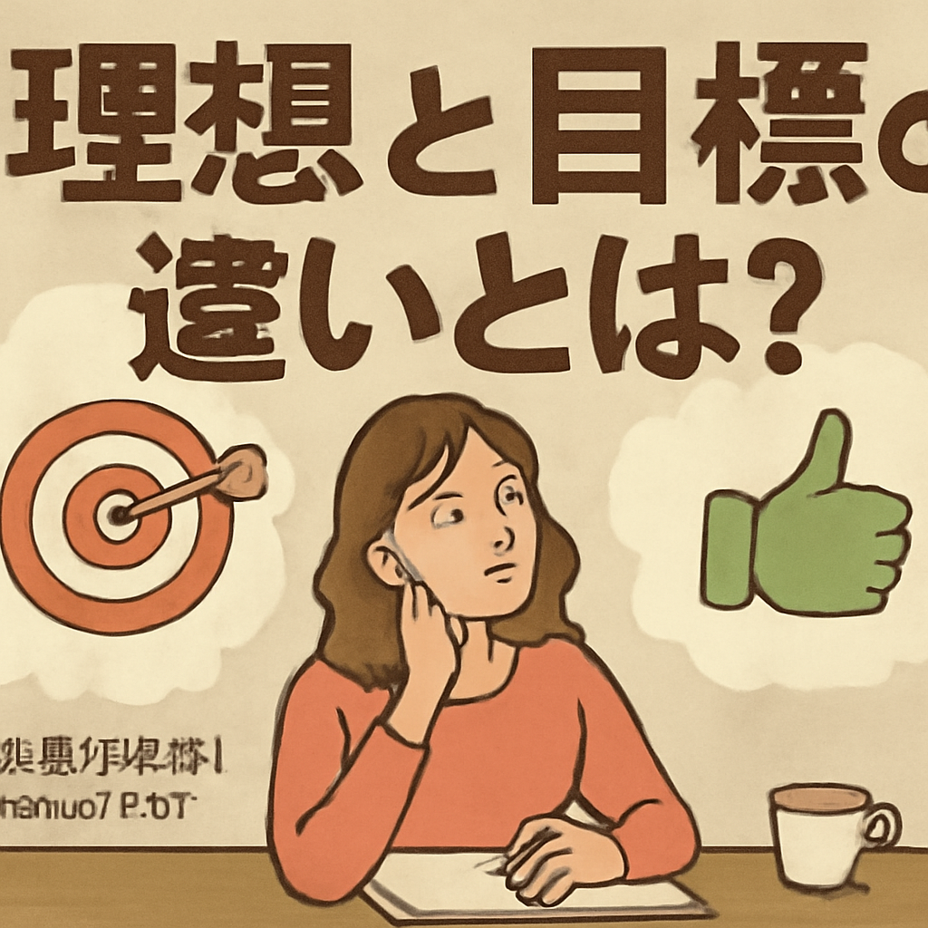日常生活での理想と目標の具体例