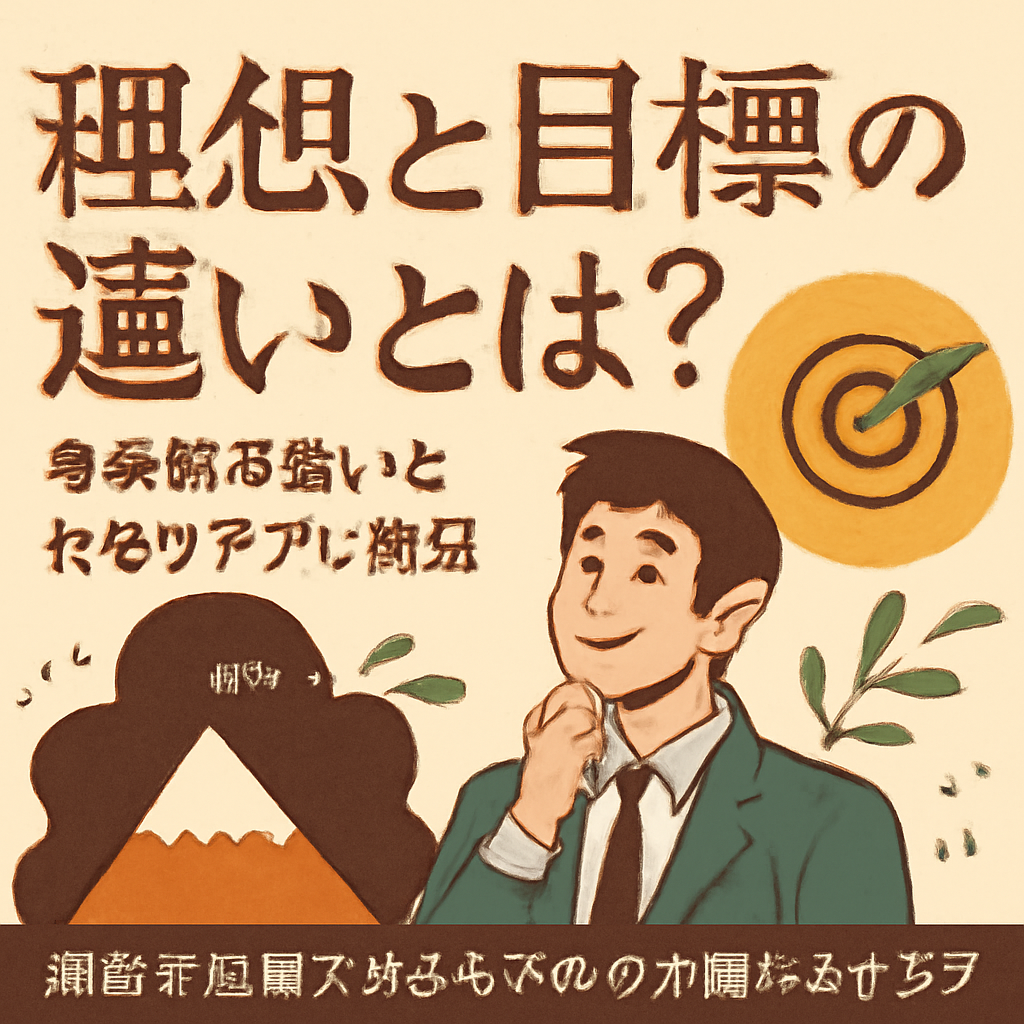 理想を目標に変えるための実践的なステップ