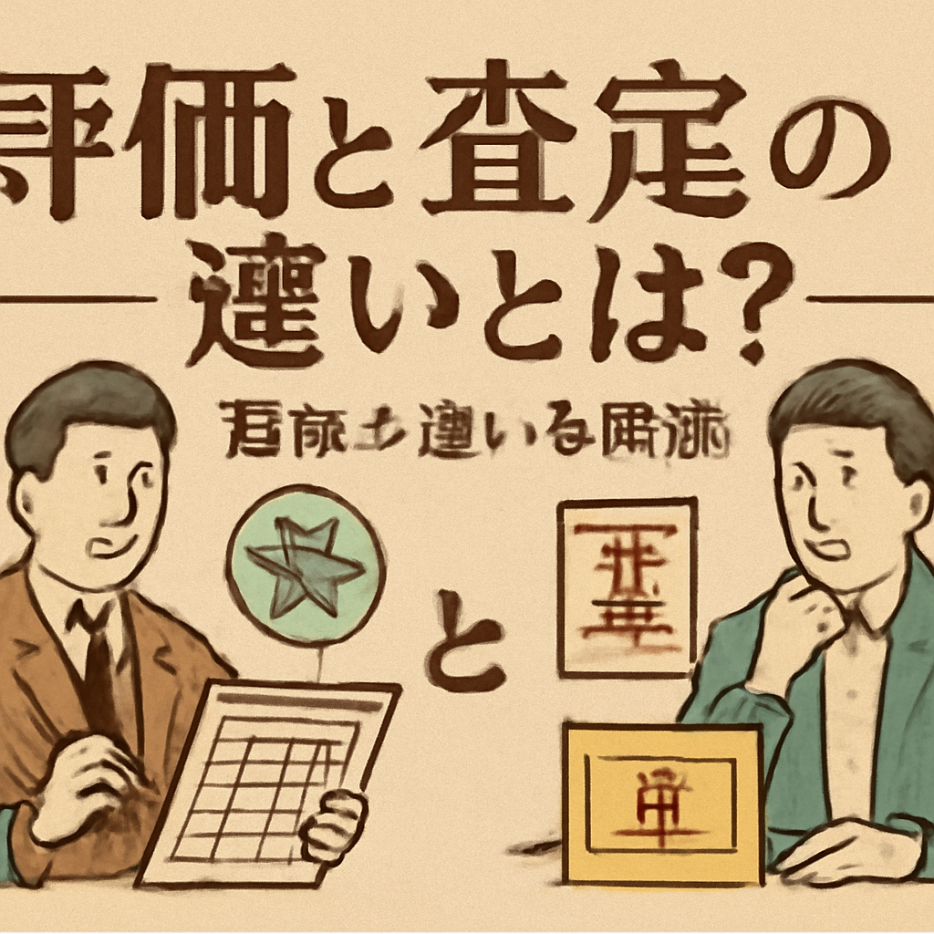 評価と査定の基本的な違い