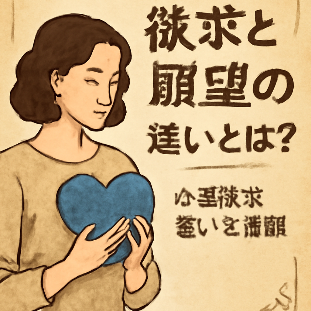 欲求と願望の基本的な違い