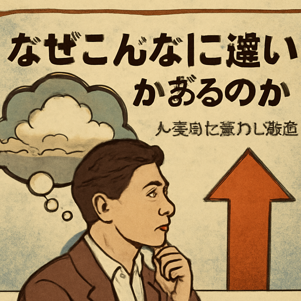 なぜこんなに違いがあるのか