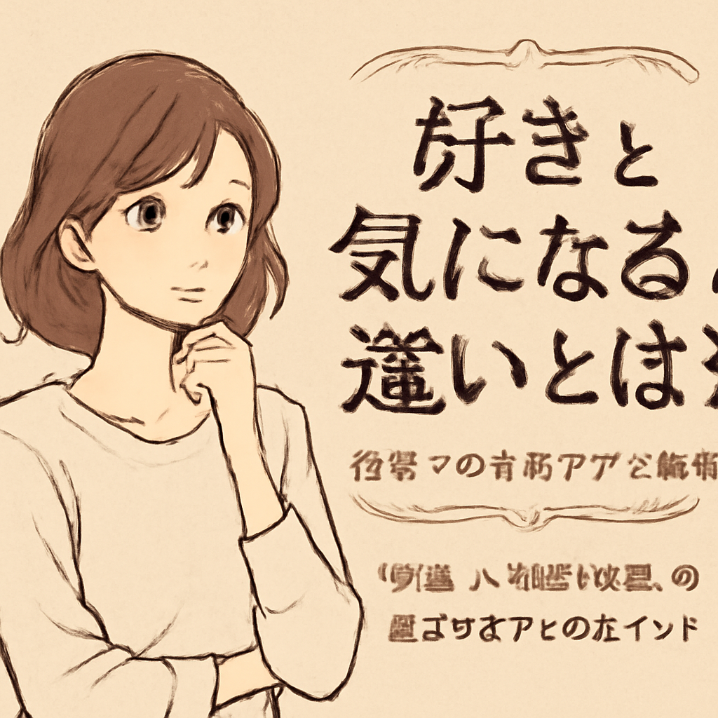 「好き」と「気になる」を見分ける7つのポイント