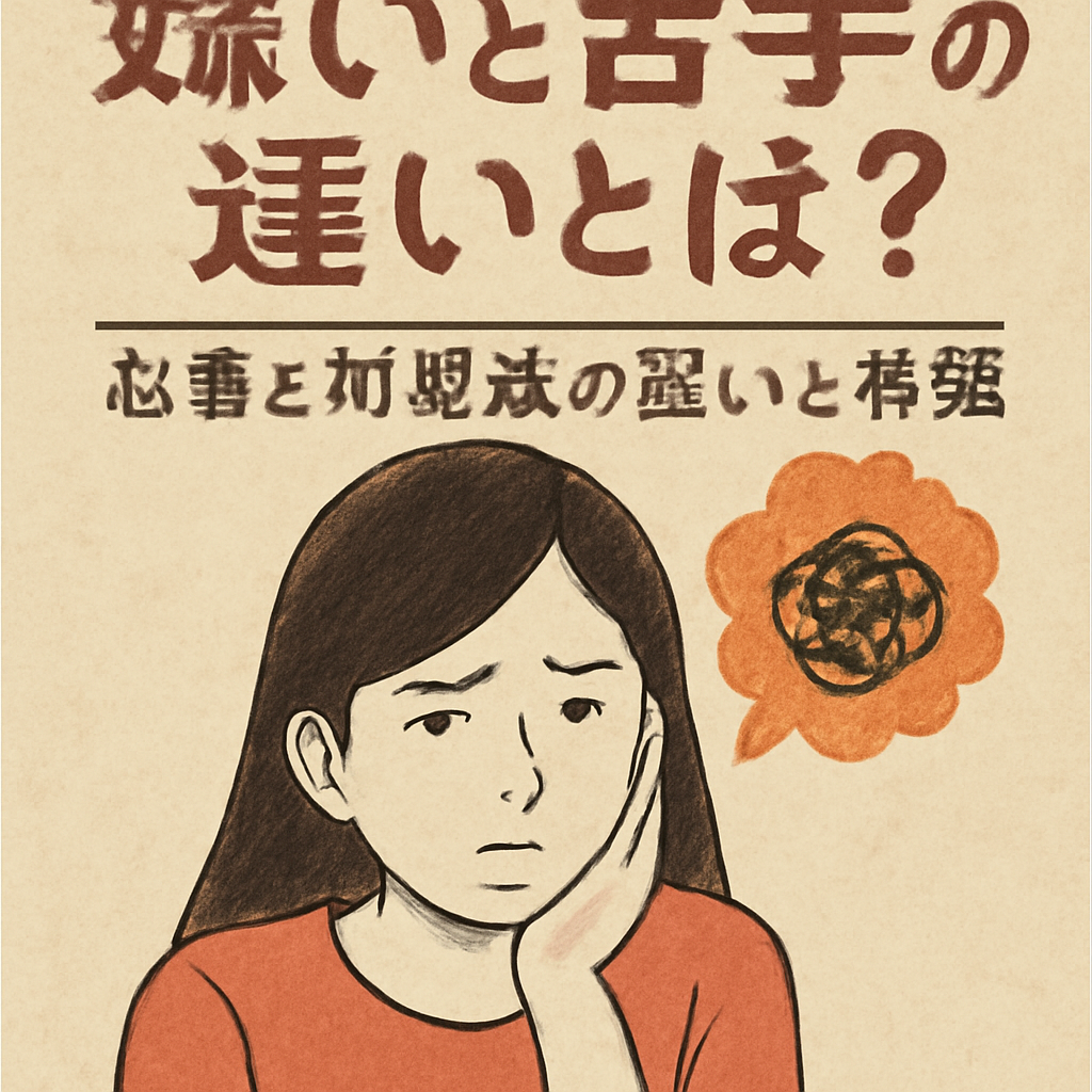 「嫌い」の心理的なメカニズム