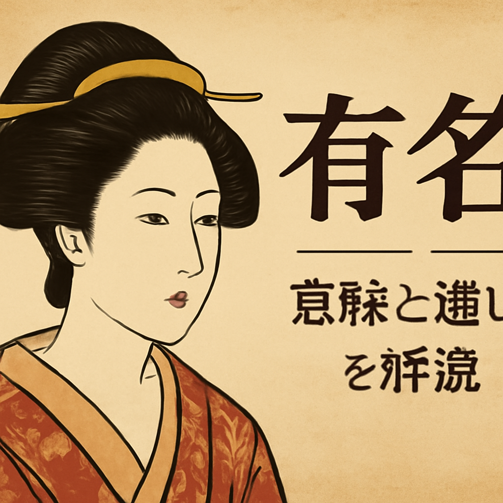 「有名」の意味と特徴