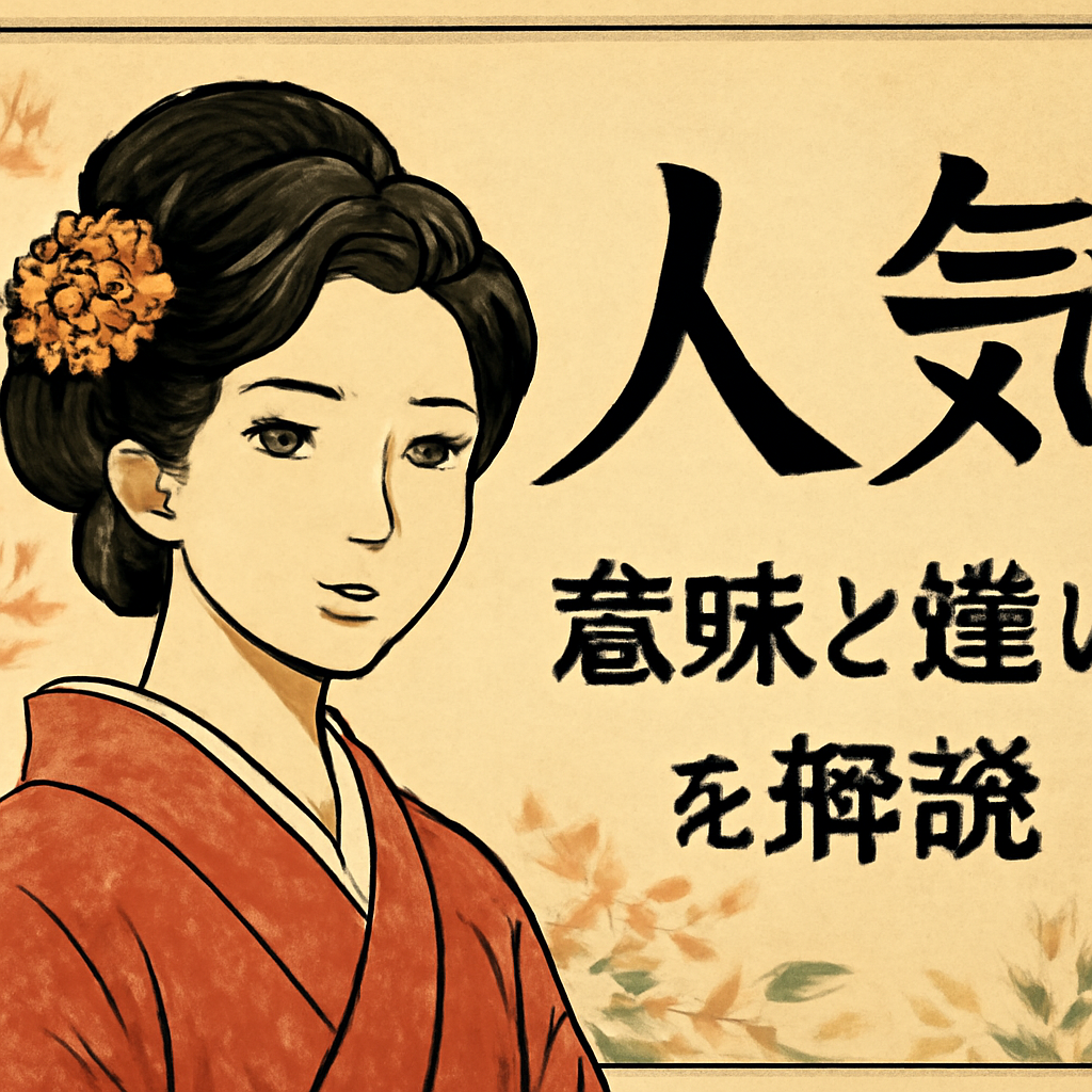 「人気」の意味と特徴