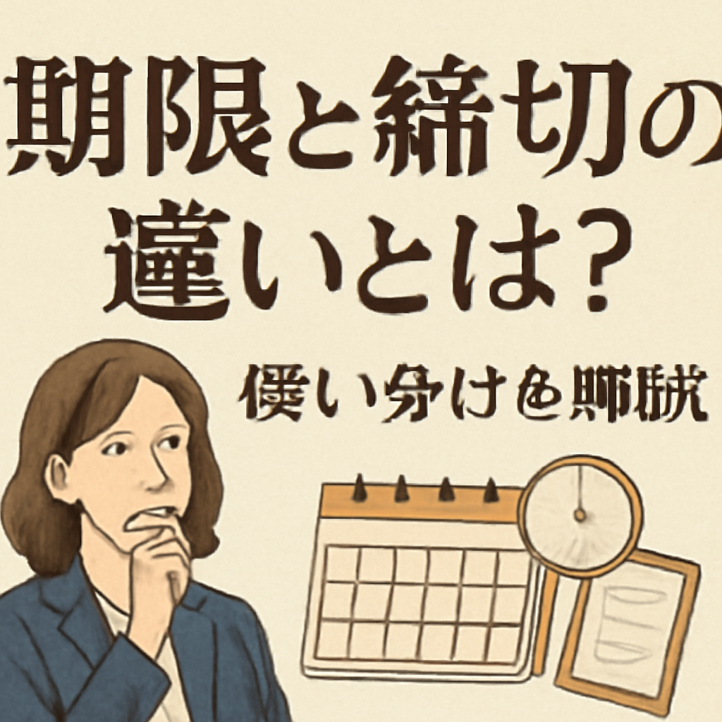 具体的な使い分けの例を見てみましょう