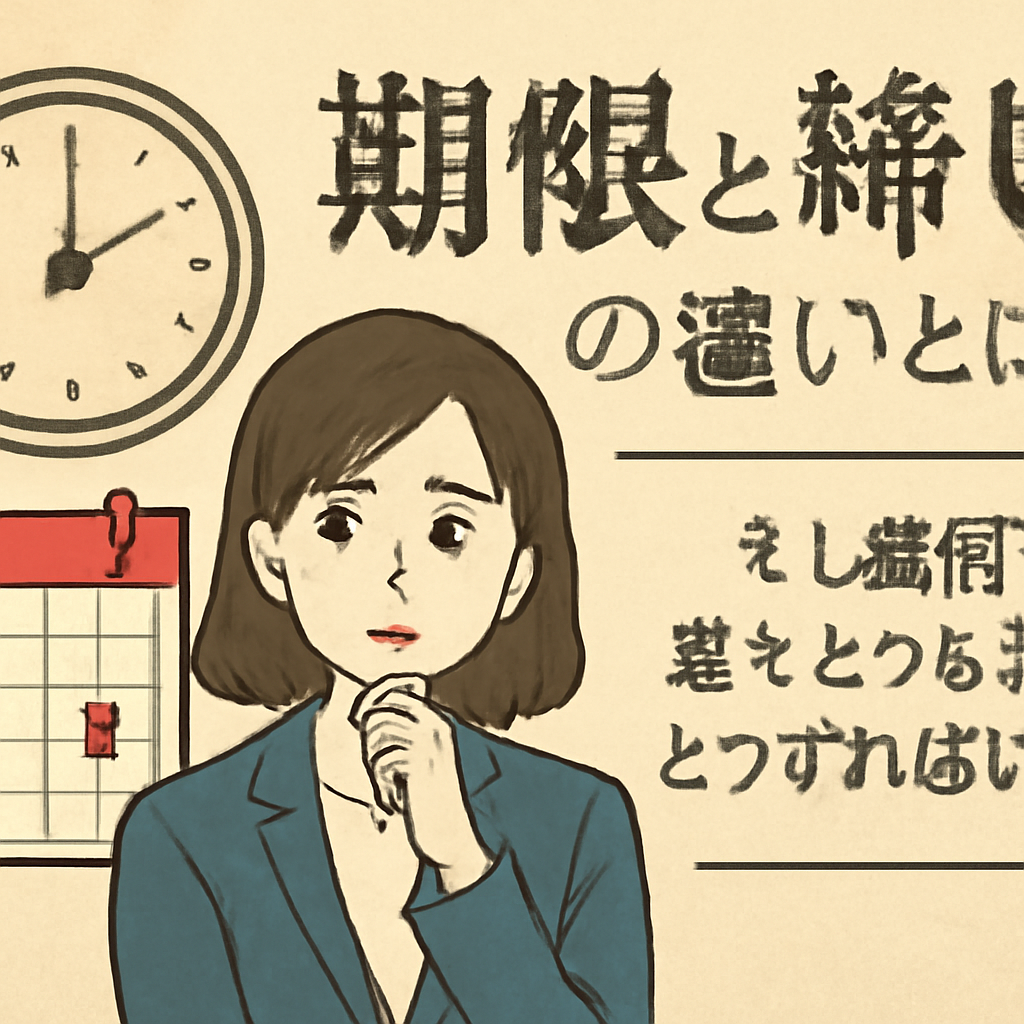 もし締切を過ぎそうなときはどうすればいい？