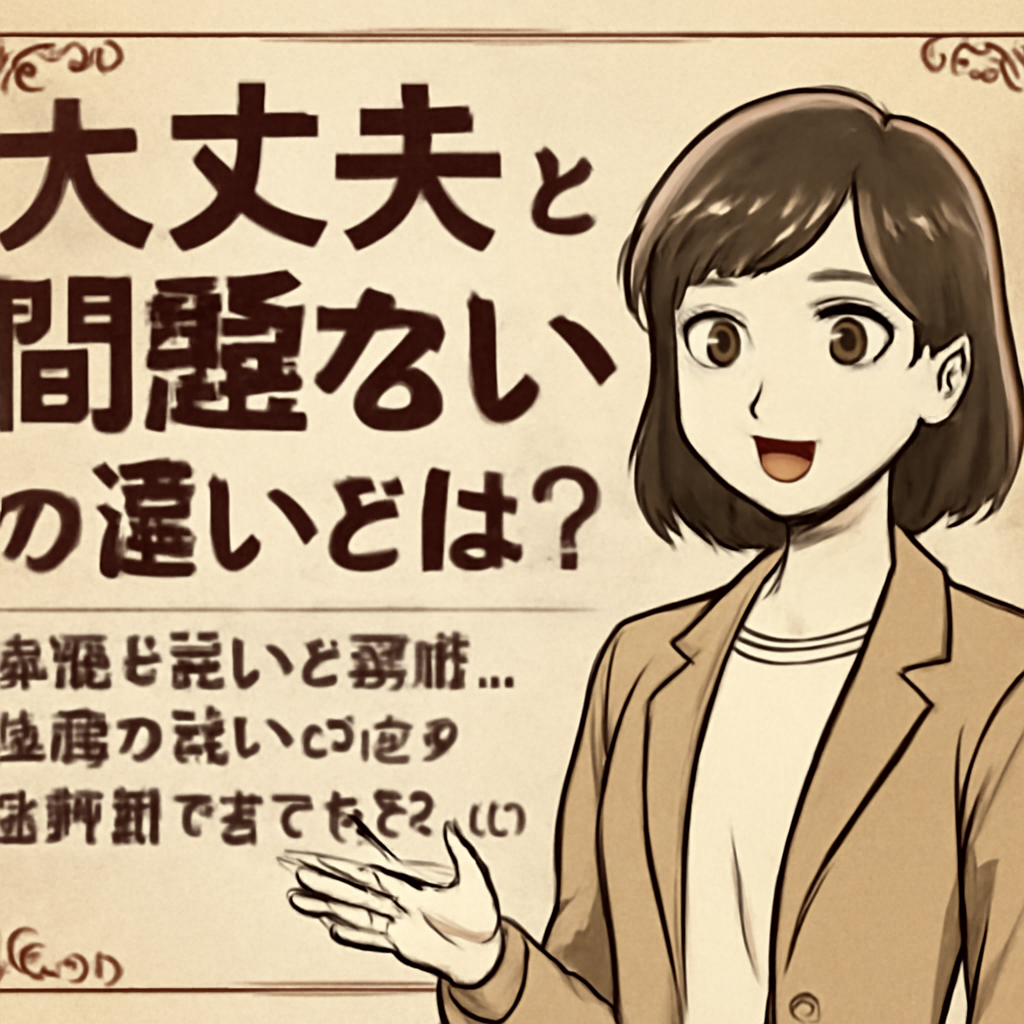 実際の使い分けを具体例で見てみましょう