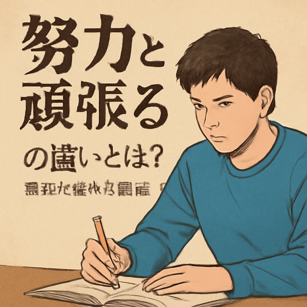 努力と頑張るの根本的な違い