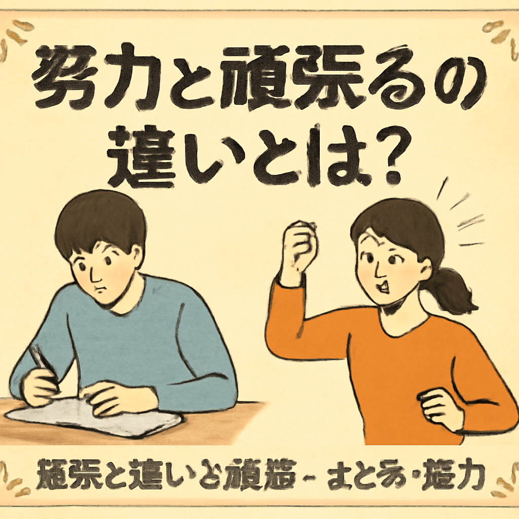 まとめ：努力と頑張るを使い分けよう