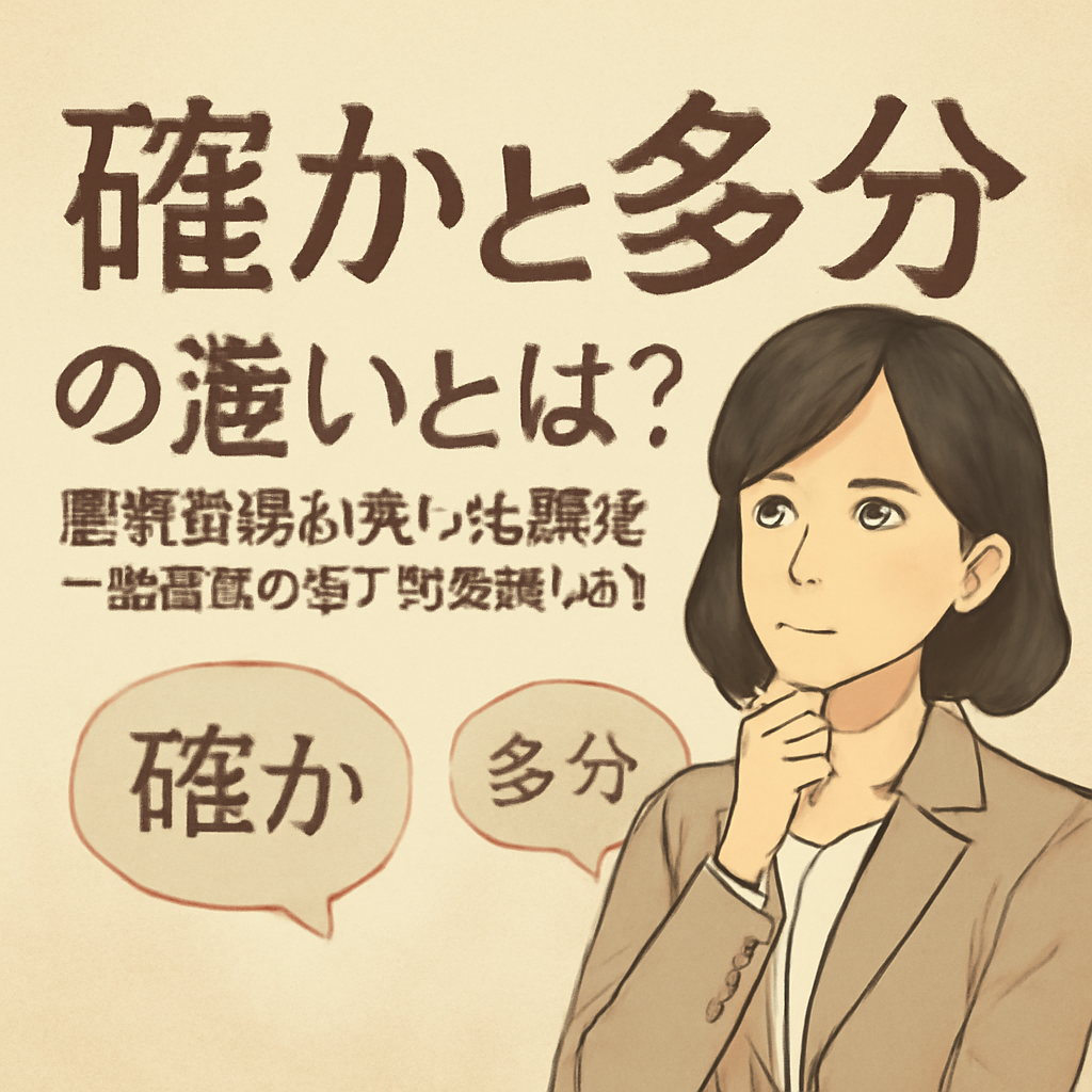確信度の違いを理解しよう