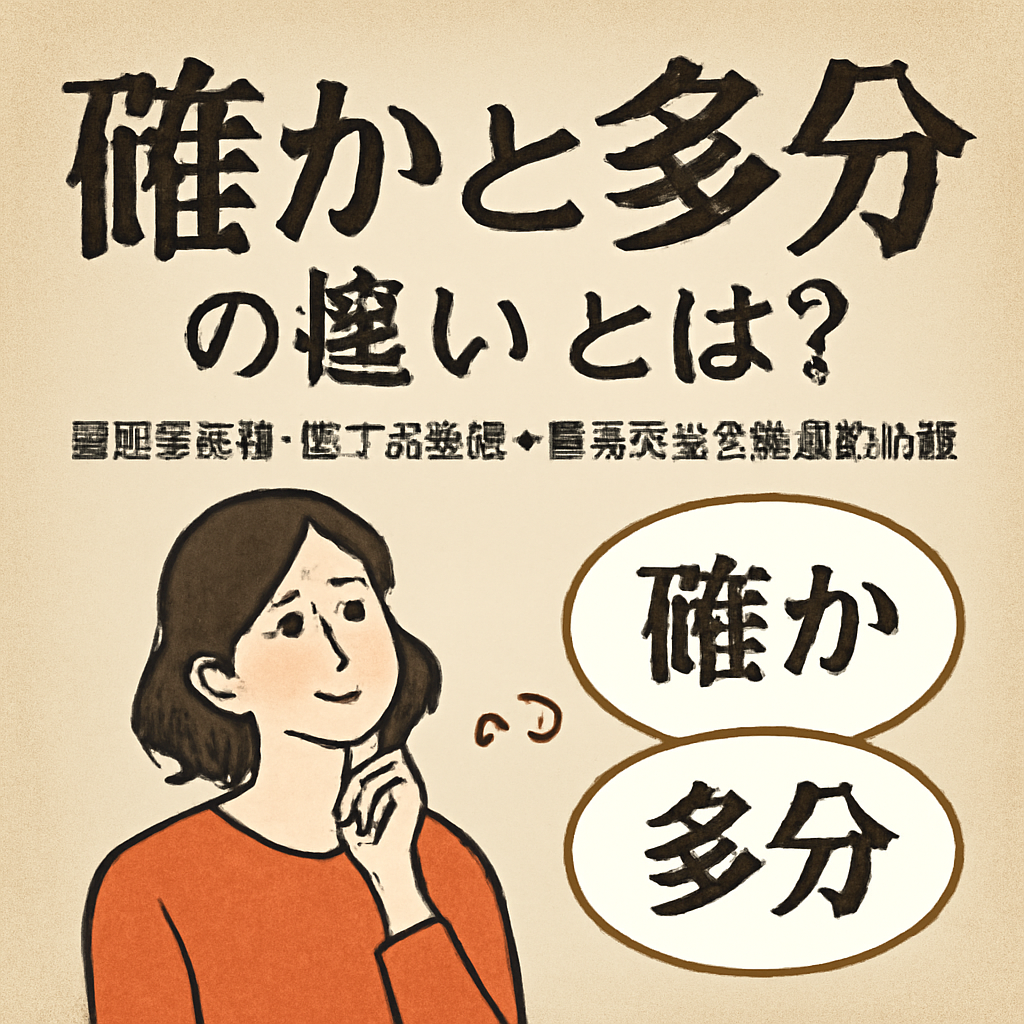 具体的な使い分けの例