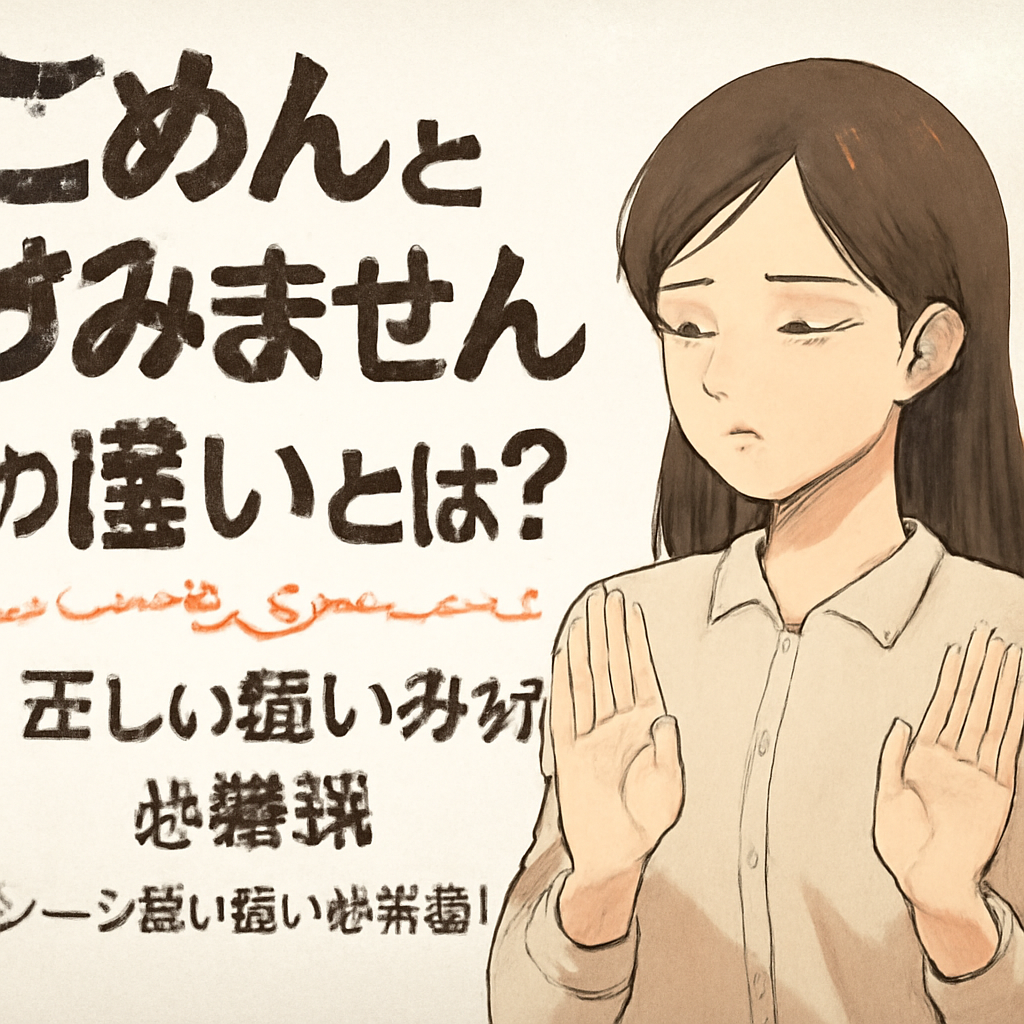 シーン別の使い分け具体例