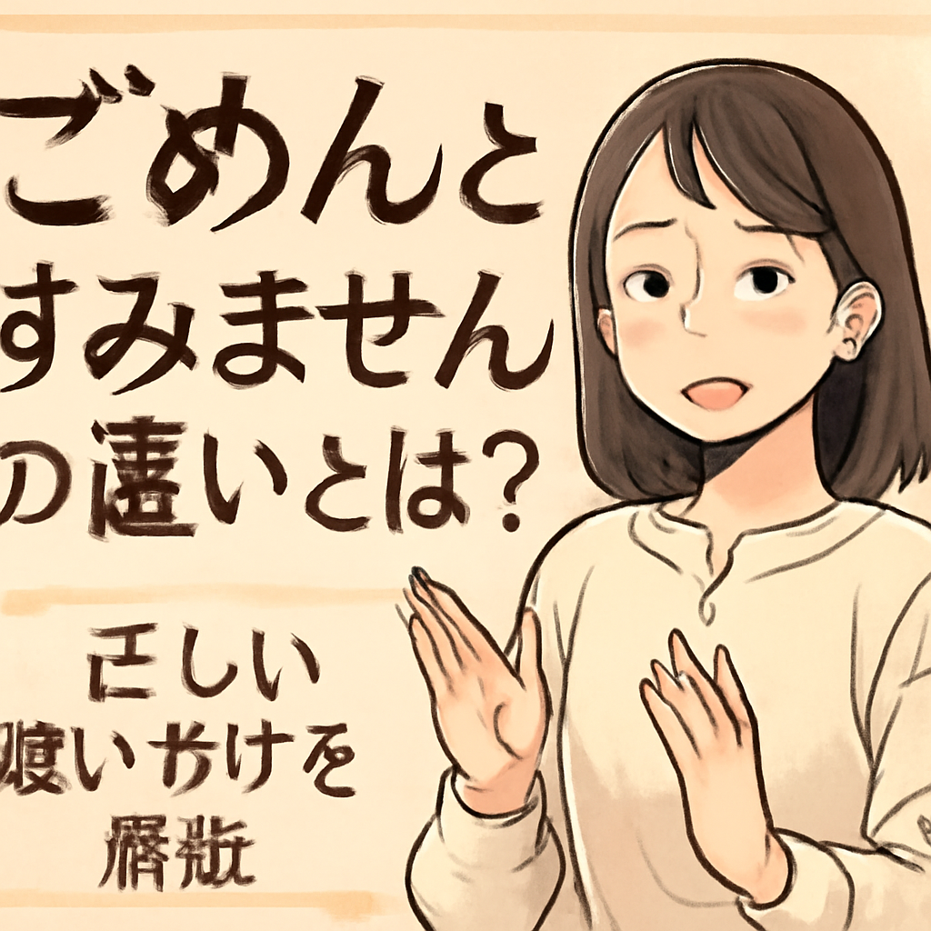 正しい使い分けのコツ