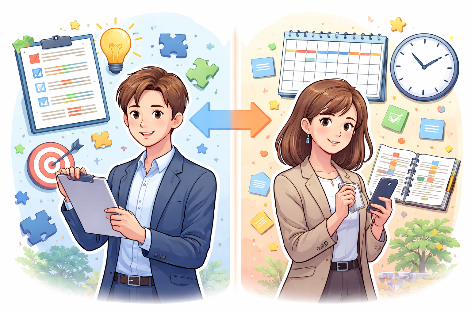 計画と予定の基本的な違い