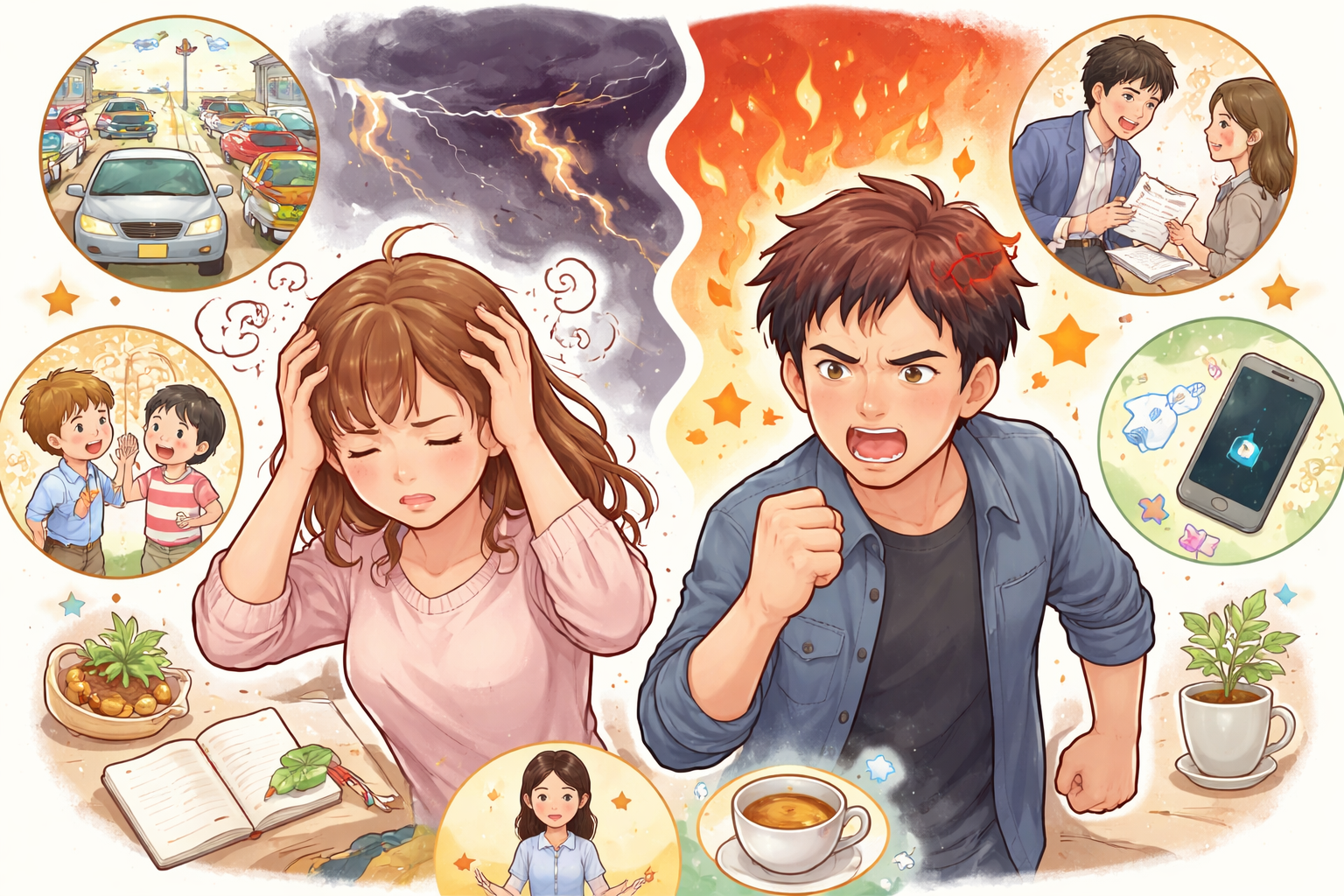 イライラと怒りが生まれる原因