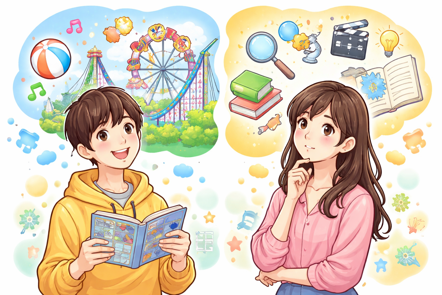 具体的な使い分けの例を見てみましょう