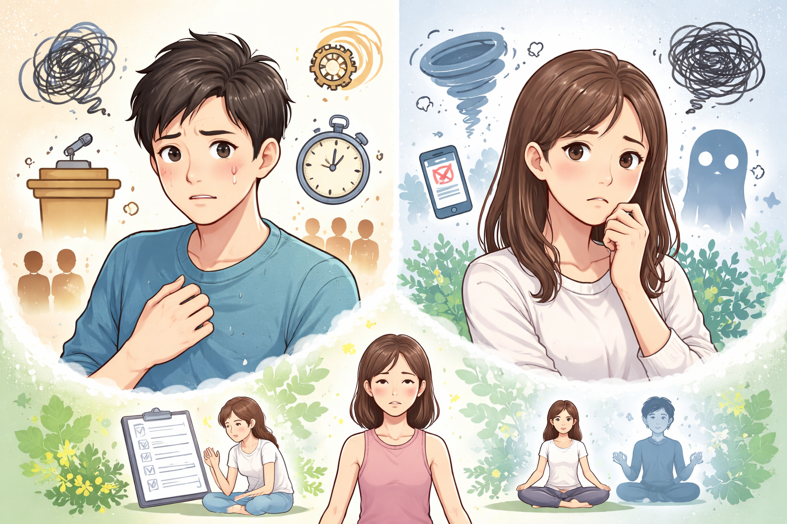 緊張と不安への具体的な対処法