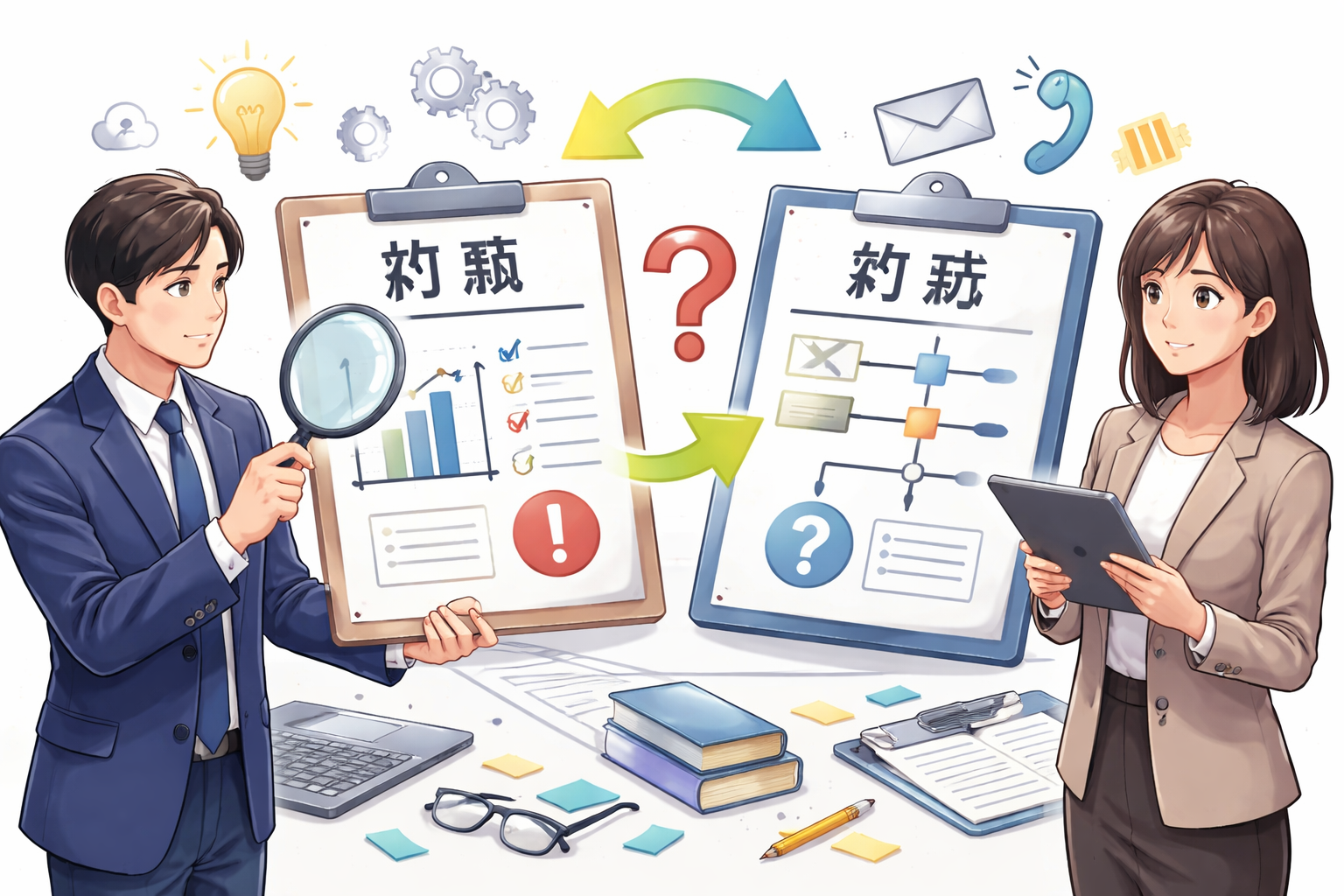 「対処」との違いも知っておきましょう