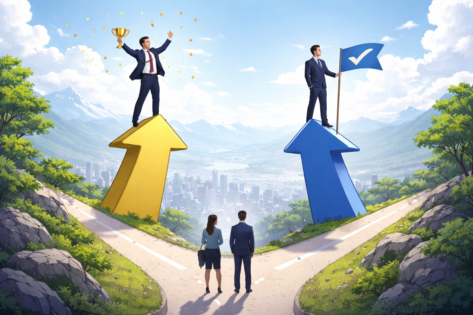 成功と達成の違いを示す具体例