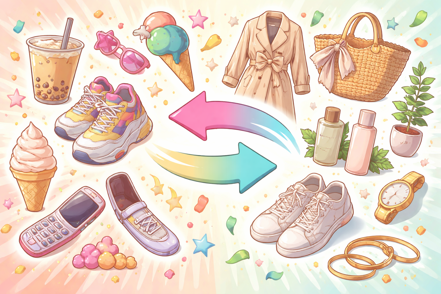 実際の使い分けを具体例で見てみましょう