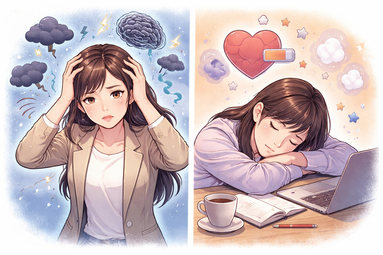 なぜストレスと疲労は混同されやすいのか