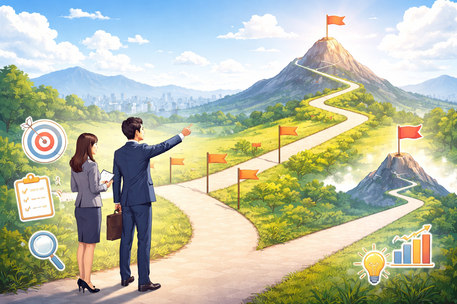 目的と目標の違いは「ゴール」か「通過点」か