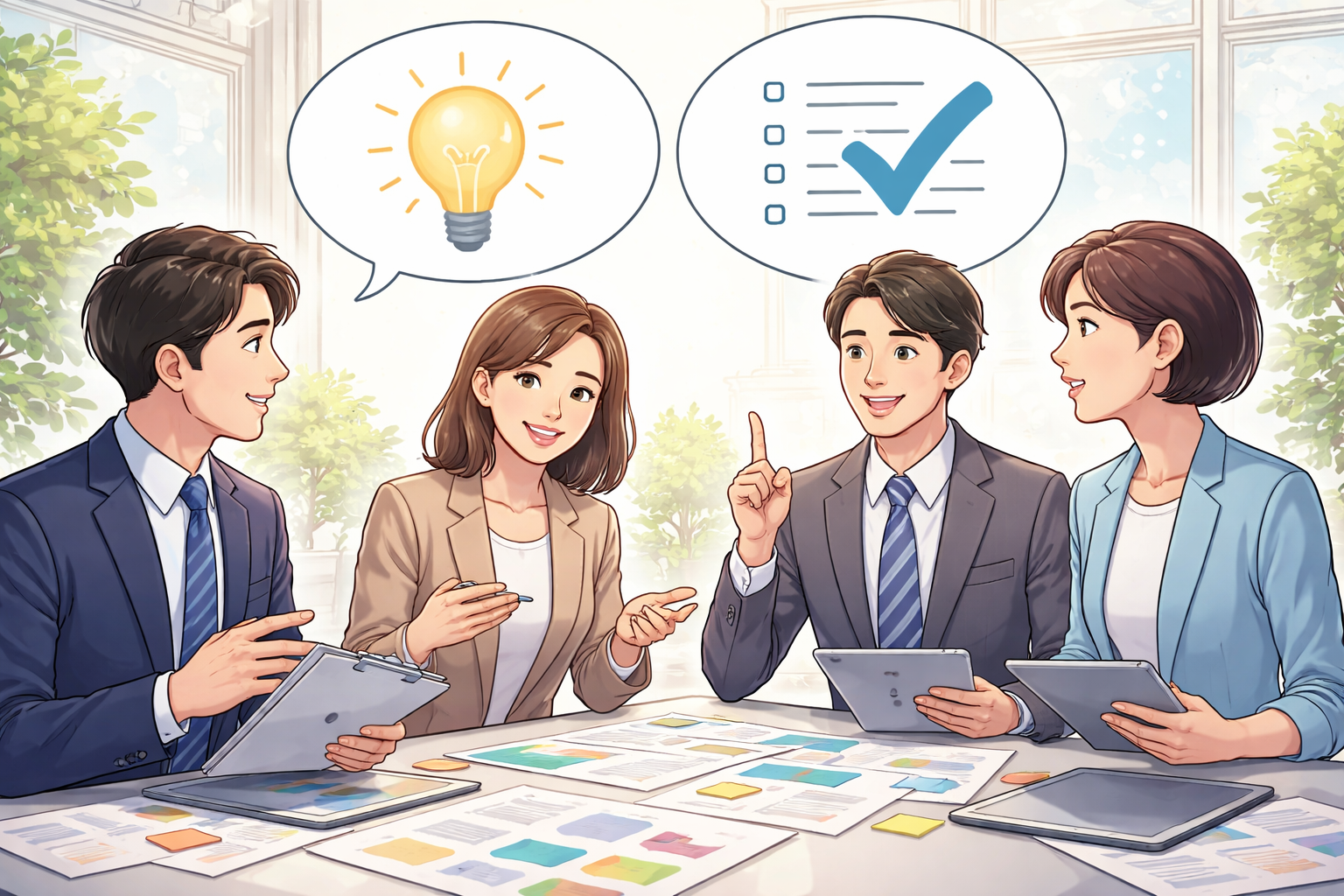 提案・意見・提言・進言の違い